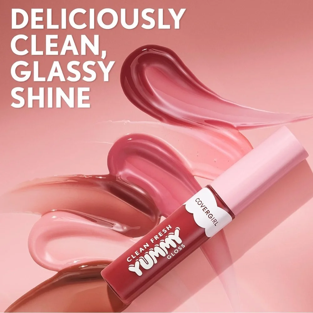 COVERGIRL Clean Fresh Yummy Gloss Hydrating,Glossy Shine You‎ choose your color